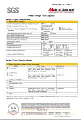 SGS report certificate from JOSO CORPORATION