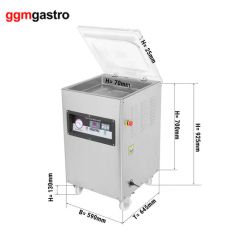 Single Chamber Food Vacuum Packing Machine Table Top Rice Vacuum Packing Machine - Image 2