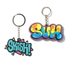 Custom 2D/3D PVC Rubber Keychains for Promotional Use Style Cute MOQ 100PCS Color Black Origin China Size Customized Model NO. - Image 2
