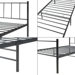 Modern Detachable Iron Bed Frame for Easy-Assembly Wholesale Bedrooms - Image 4