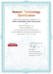 Huawei Technology Certification certificate from Hangzhou Fullwell Optoelectronic Equipment Co., Ltd.
