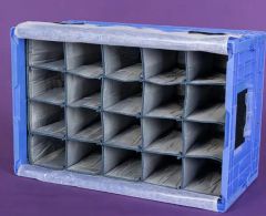 Space-Saving Stackable Printed Logistics Codes Logistics Box for Mechanical Industry - Image 2