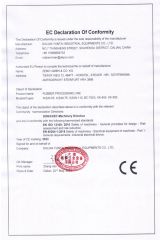 DOC certificate of Dalian Yuntai Industrial Equipments Co., Ltd. – certificate photo, supplier certificates section
