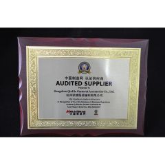 Audited Supplier certificate from Hangzhou Jiugui Garment Accessories Co., Ltd.