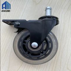 Static Trolley Rubber Lockable Caster Wheels Industrial Swivel Brake Casters Wheels - Image 4