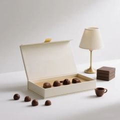 Recycled Cardboard Logo Custom Chocolate Gift Packaging Boxes for Party Favors - Image 5