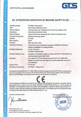 Certificates certificate of Zhejiang Newsun Machinery Technology Co., Ltd. – certificate photo, supplier certificates section