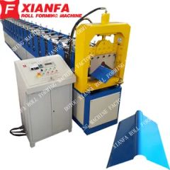 Colored Steel Ridge Tile Roll Forming Machine Roof Ridge Cap Making Machine Metal Ridge Cap Machine - Image 1