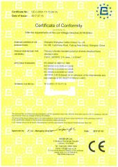 CE certificate of Shanghai Shenghua Cable Co., Ltd. – certificate photo, supplier certificates section