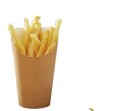 Kraft Paper French Fry Holder Snack Food Grade Chip Cup - Xinguokang Paper Co., Ltd