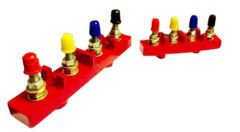 63a & 100a TPN Connectors For Electrical Panels, Size: 4way Size 4way Color Red Rated Voltage 63A & 100A Current Rating 100 A, 63 - Kits & Tools