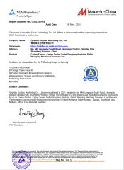 TUV Rheinland Certificate certificate from Qingdao Goldtec Machinery Co., Ltd