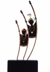 Multicolor Tribal Cast Iron Handicraft, Size/Dimension: 6" X10 " - National Art And Craft Creator