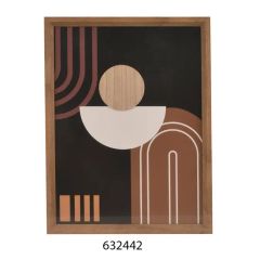 MDF Abstract Line Hanging Wall Art Frame - Image 5