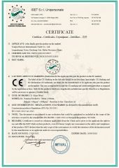 CE Certificate of Glass Wool certificate from Tianjin Huayue International Trade Co., Ltd.