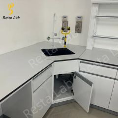 Customized Laboratory Work Benches Modern School Medical Chemical Biology Laboratory Bench - Image 5