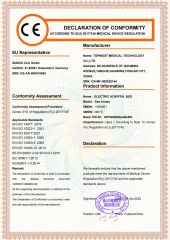 Electric hospital bed CE certificate from TOPMOST MEDICAL TECHNOLOGY CO.,LTD.