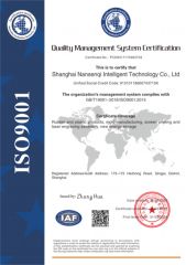 1 certificate of Shanghai Nanson Plastic Mould Co., Ltd. – certificate photo, supplier certificates section
