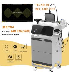 Indiba 448kHz Tecar Therapy Diathermy Machine Radiofrequency RF Cet Ret Physical Therapy Equipment for Pain Relief - Image 1