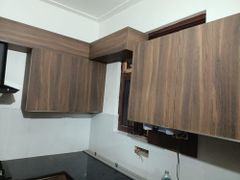 Modular Kitchen Cabinets Material Wooden Kitchen Design Galley Appearance Traditional Mount type Base Mounted Door Finishing - Image 3