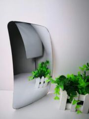 1.8mm Aluminum Coated Convex Mirror for Car Frame Material Plastic Finish Silver Origin China Transport Package Wooden Crates or Plywood Crates - Image 1