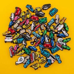 Wholesale New Arrival Custom PVC Trucks Shoe Decorations Thick 3mm Origin Fujian Model NO. HYB Weight 2g/Piece Custom Style - Image 2