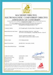 Certificates certificate from Nanjing Primemech International Trade Co., Ltd