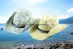100% Paper Cowboy Hat Style Cowboy Size 56-60cm Gender Unisex Origin Ningbo Season Summer Brim With Brim Color Mix Color - Sunrose Hats Company Limited
