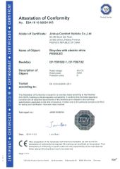 CF-TDF02Z,CF-TDE13Z CE certificate certificate from Jinhua Leichten Electric Technology Co., Ltd.