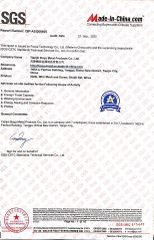 SGS REPORT certificate from Tianjin Boya Metal Products Co., Ltd.