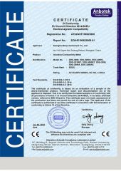 CE CERTIFICATE of CONDUCTIVITY METER certificate from Shanghai Boqu Instrument Co., Ltd.