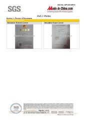 Certificate certificate from Laiwu Xincheng Metal Co., Ltd.
