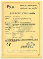 CE certificate from Taizhou Pengyuan Electrical & Mechanical Co., Ltd.