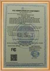 FCC-LED Fountain light certificate from Shenzhen Huaxia Lighting Co., Limited