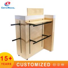 Custom Store Retail Store Wooden Cabinet for Shoes Jeans T Shirt Clothes Display Rack for Shop Garment Modern Clothing Display Pants Display Rack - Shenzhen Centroyal Metal & Plastic Co., Ltd.
