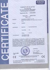 CE Certificate for Some Cameras certificate from SIMLUNG MICRO Co,.Ltd