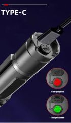 Helius Fluorescent Logo 1000 Lumens Rechargeable LED Keychain Torch Flashlights - Image 5