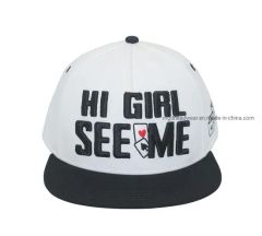 High Quality Two Tone Embroidery 6 Panel Black Custom Snapback Caps - Image 1