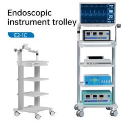 Medical Endoscope Trolley with 4-Layer Storage Cart System MOQ 1PC Origin China Style Morden Seater Single Wheel 4 - Image 3