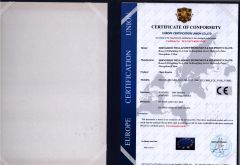 CE certificate of Zhengzhou Well-Known Instrument and Equipment Co., Ltd. – certificate photo, supplier certificates section