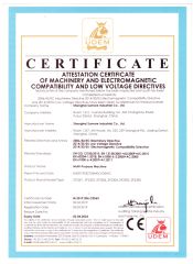 CE certificate of Multi-purpose machine certificate from Shanghai Sumore Industrial Co., Ltd.