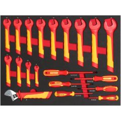68 PCS Insulated Hand Tools Set3-Draw Tool Cabinets Factory Wheeled Yes Origin China Material Iron Feature Durable Warranty 3 - Image 6