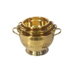Stainless Steel Colanders Kitchen Vegetable Strainers - Image 3