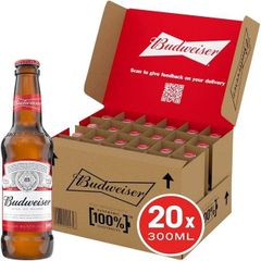 Budweiser Lager 24 Pack 330ml Draft Beer in Bulk Box Steam Beer Variety Packaged in Bottles – product photo 4, product detail gallery