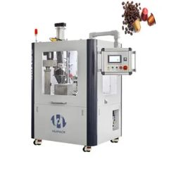 Rotary Coffee Pod Filling and Sealing Machine with Vacuum Feeding System - Image 1