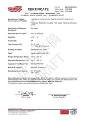 CE CERTIFICATE for BALL VALVE certificate from Huizheng Auto Control Valve Group Co., Ltd.