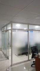 Office Aluminium Partition Work Pattern Plain Material Aluminium Panel Thickness 4mm Aluminium Grade 6061 Glass Thickness 6 - Image 3