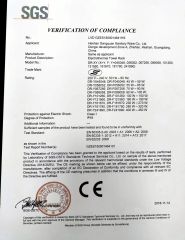 Certification SGS certificate from Heshan Bedier Pendant Co., Ltd.