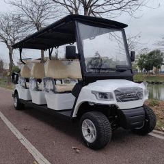 6+2 Passenger Electric Sightseeing Bus Golf Cart Car with CE Certificate - Image 3