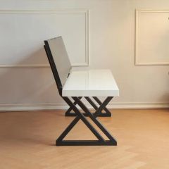 18 Inch Triangular Metal Chair Bench Leg Strap Support Bracket - Image 4